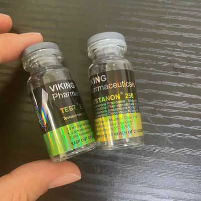 Art Paper CMYK Color Farmaceutyczne etykiety na fiolki sterydowe Zatwierdzone przez ISO