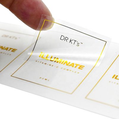 Pantone Color PVC Vinyl Sticker, naklejki z folią zapobiegającą podrabianiu