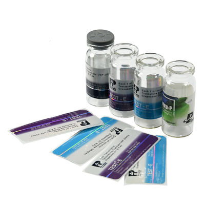 Mocny klej 25x60mm Hologram 10ml Etykiety na fiolki Primobolan 100mg / ml