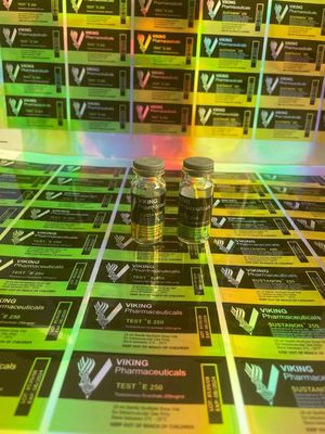 Art Paper CMYK Color Farmaceutyczne etykiety na fiolki sterydowe Zatwierdzone przez ISO