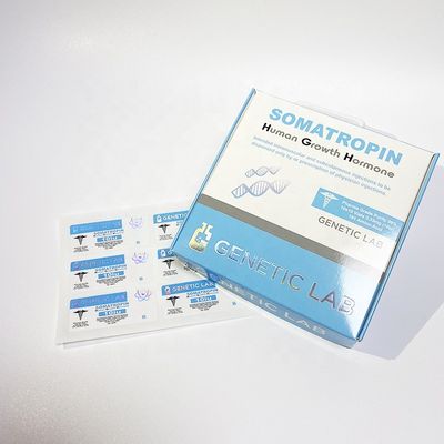 Etykiety na fiolki sterydowe w kolorze PMS, etykiety na fiolki farmaceutyczne zapobiegające podrabianiu