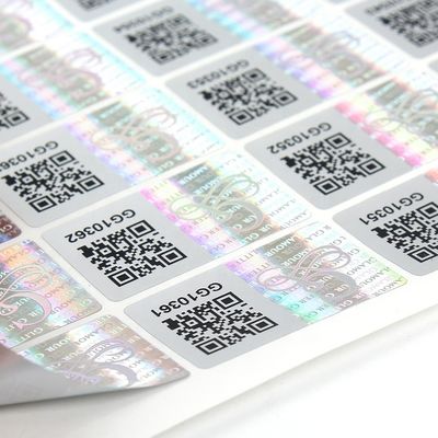 3D Anti Fake Hologram Fiolka Etykieta Mocny klej do pudełek uszczelniających