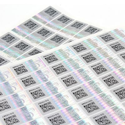 3D Anti Fake Hologram Fiolka Etykieta Mocny klej do pudełek uszczelniających