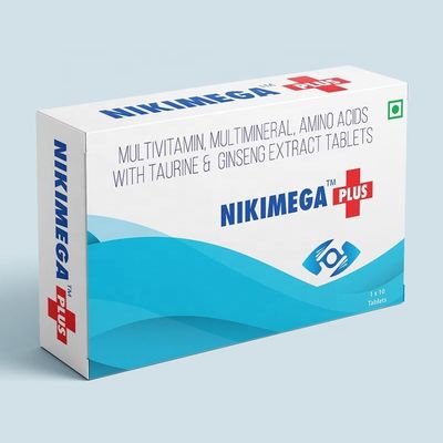 Pudełka składane kartonowe o gramaturze 400 g / m2, pudełko medyczne o wysokości 8 cm