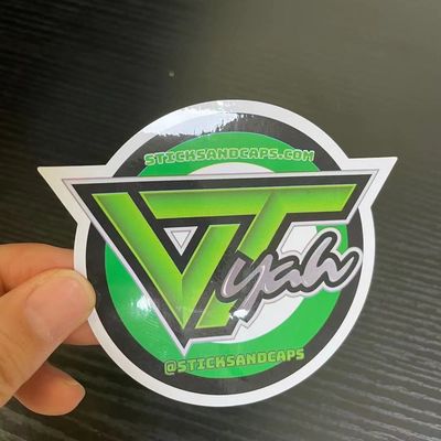 Mocno klejąca błyszcząca laminacja PVC Vinyl Sticker Odporna na zamarzanie