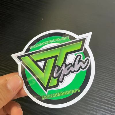 Mocno klejąca błyszcząca laminacja PVC Vinyl Sticker Odporna na zamarzanie