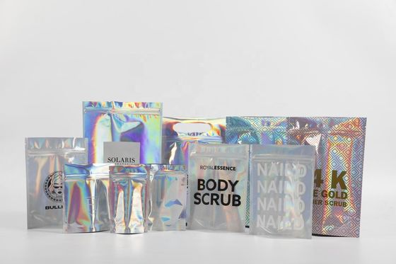 CMYK Kolorowa torba z folii aluminiowej Ziplock Tłoczona na gorąco torba z folii aluminiowej Aluminum