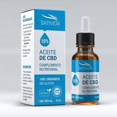 250g 10ml Pudełko do pakowania butelek, sztywne pudełka z nadrukiem w kolorze CMYK