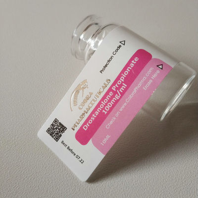 Etykiety na fiolki sterydowe ze srebrną folią ze złotej folii farmaceutycznej
